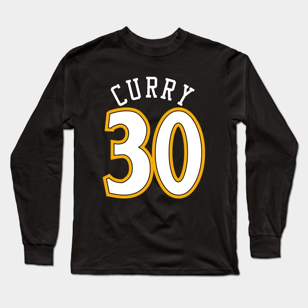 Curry - Warriors Basketball Long Sleeve T-Shirt by Buff Geeks Art